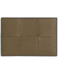 Bottega Veneta - Woven Pattern Card Bag - Lyst
