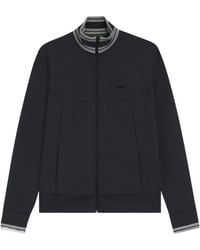 BOSS - Standcollar Zipup Track Jacket - Lyst