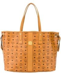MCM - Large Liz Monogram-Print Tote Bag - Lyst