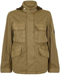 C.P. Company - Stand-Collar Multi-Pocket Utility Jacket - Lyst