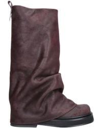 The Attico - The Slouchy Square-Toe Boots - Lyst
