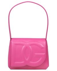 Dolce & Gabbana - Dg Logo Embossed Shoulder Bag - Lyst