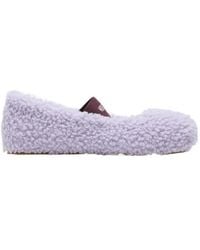 Moon Boot - Logo-Printed Strapped Ballerinas - Lyst