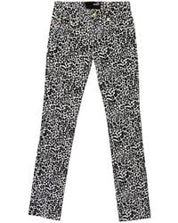 Moschino - Leopard Print Jeans - Lyst
