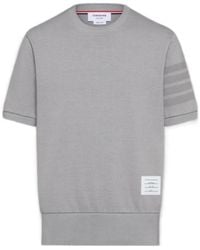 Thom Browne - Jersey-Bar T-Shirt - Lyst