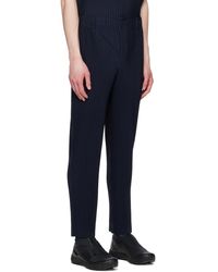 Homme Plissé Issey Miyake - Basic Straight-Leg Trousers - Lyst