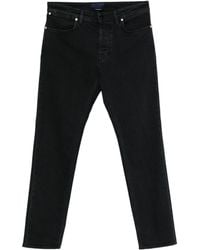 Stone Island - Logo Patch Slim Fit Jeans - Lyst
