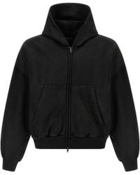 Balenciaga - Long-Sleeved Zip-Up Hoodie - Lyst
