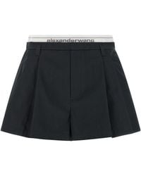 Alexander Wang - Logo Band Shorts - Lyst
