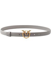 Pinko - Love Bird Plaque Buckle Belt - Lyst