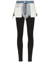 Unravel Project - Reverse Short Cotton Leggings - Lyst