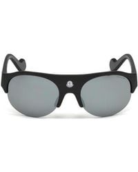 Moncler - Eyewear Oval Frame Sunglasses - Lyst