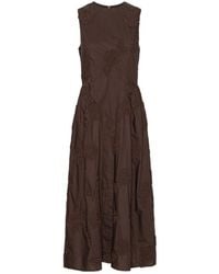 ROTATE BIRGER CHRISTENSEN - Flower-Detail Midi Dress - Lyst