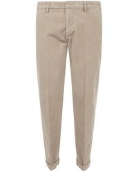 Dondup - Corduroy Cuffed Trousers - Lyst