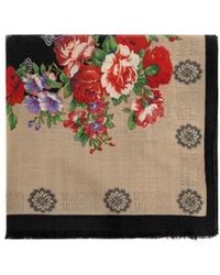 Moschino - Floral Printed Scarf - Lyst