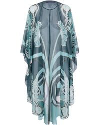 La DoubleJ - La Doublej Maria Printed Cape - Lyst