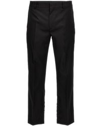 Off-White c/o Virgil Abloh - High Waist Straight Leg Pants - Lyst
