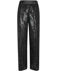 Peserico - Sequin Straight-Leg Pants - Lyst