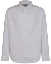 Maison Kitsuné - Maison Kitsuné Button-Up Long-Sleeved Shirt - Lyst