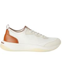 Loro Piana - Round-Toe Lace-Up Sneakers - Lyst