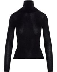 Saint Laurent - Turtleneck Knitted Jumper - Lyst