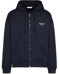 Valentino - Drawstring Zip-Up Jacket - Lyst