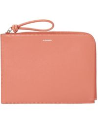 Jil Sander - Zipper Clutch - Lyst