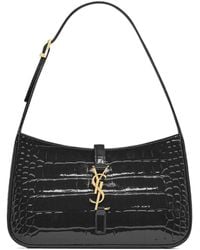 Saint Laurent - Le 5 À 7 Embossed Shoulder Bag - Lyst