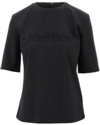 Max Mara - Peter Logo Detailed Crewneck T-Shirt - Lyst