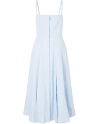 Gabriela Hearst - Magritte Sleeveless Midi Dress - Lyst