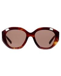Gucci - Geometric-Frame Sunglasses - Lyst