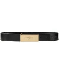 Givenchy - Paris Signature Label Buckle Belt - Lyst
