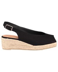 Castañer - Castañer Dosalia Slingback Wedge Sandals - Lyst