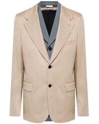 Comme des Garçons - Comme Des Garçons Homme Plus Layered Single-Breasted Blazer - Lyst