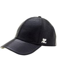 Courreges - Courrèges Logo Patch Curved Peak Baseball Cap - Lyst