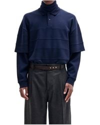 DARKPARK - Zack Double Sleeve Stripes Polo Shirt - Lyst