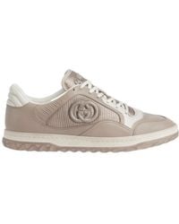 Gucci - Logo Embroidered Low-Top Sneakers - Lyst