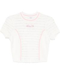 CASABLANCA - Trim Knit Top - Lyst