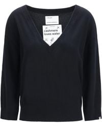 Extreme Cashmere - Pearl V-Neck Knitted Sweater - Lyst