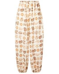 FARM Rio - Printed Cotton Balloon Pants - Lyst
