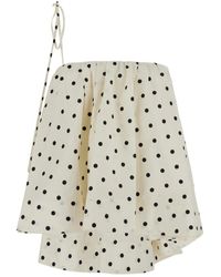 MSGM - Polka Dot Top, Cotton - Lyst