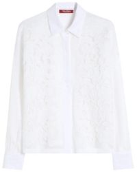 Max Mara - Studio Mstcali Embroidered Long Sleeved Shirt - Lyst