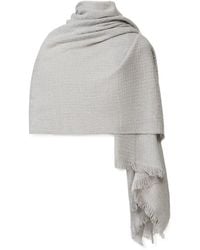 Fabiana Filippi - Fringed Waffle-Knit Scarf - Lyst