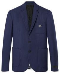 Versace - Medusa Head Single-Breasted Tailored Blazer - Lyst