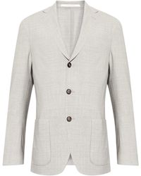 Eleventy - Classic Tailored Blazer Jacket - Lyst