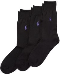 Polo Ralph Lauren - Solid Color Socks - Lyst