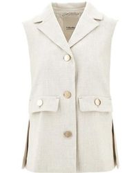 Max Mara - 'S Caroline Button-Up Waistcoat - Lyst