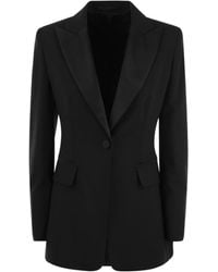 Max Mara - Single-Breasted Wool-Blend Blazer - Lyst