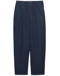 Prada - Linen Blend Pants - Lyst