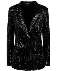 Tagliatore - Embellished Double-Breasted Blazer - Lyst